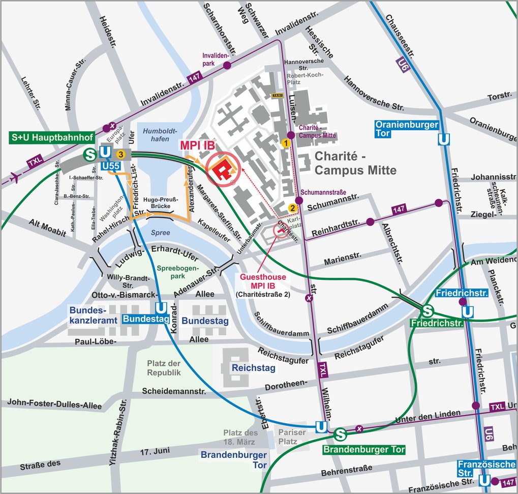 Contact / Directions | Max Planck Institute for Infection Biology
