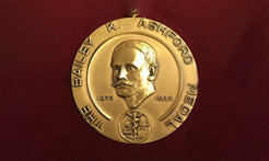The Bailey K. Ashford Medal is awarded every year to mid-carreer researchers in the field of tropical medicine.